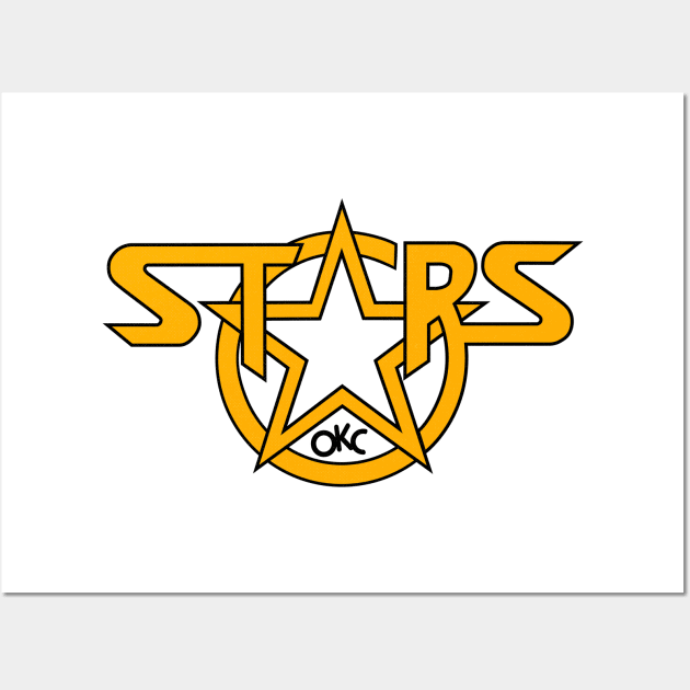 Defunct OKC Stars Hockey 1979 Wall Art by LocalZonly